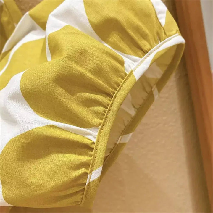 Conjunto Infantil Sol Brilhante de 3 Peças - Top, Calça e Chapéu de Verão - Varialle