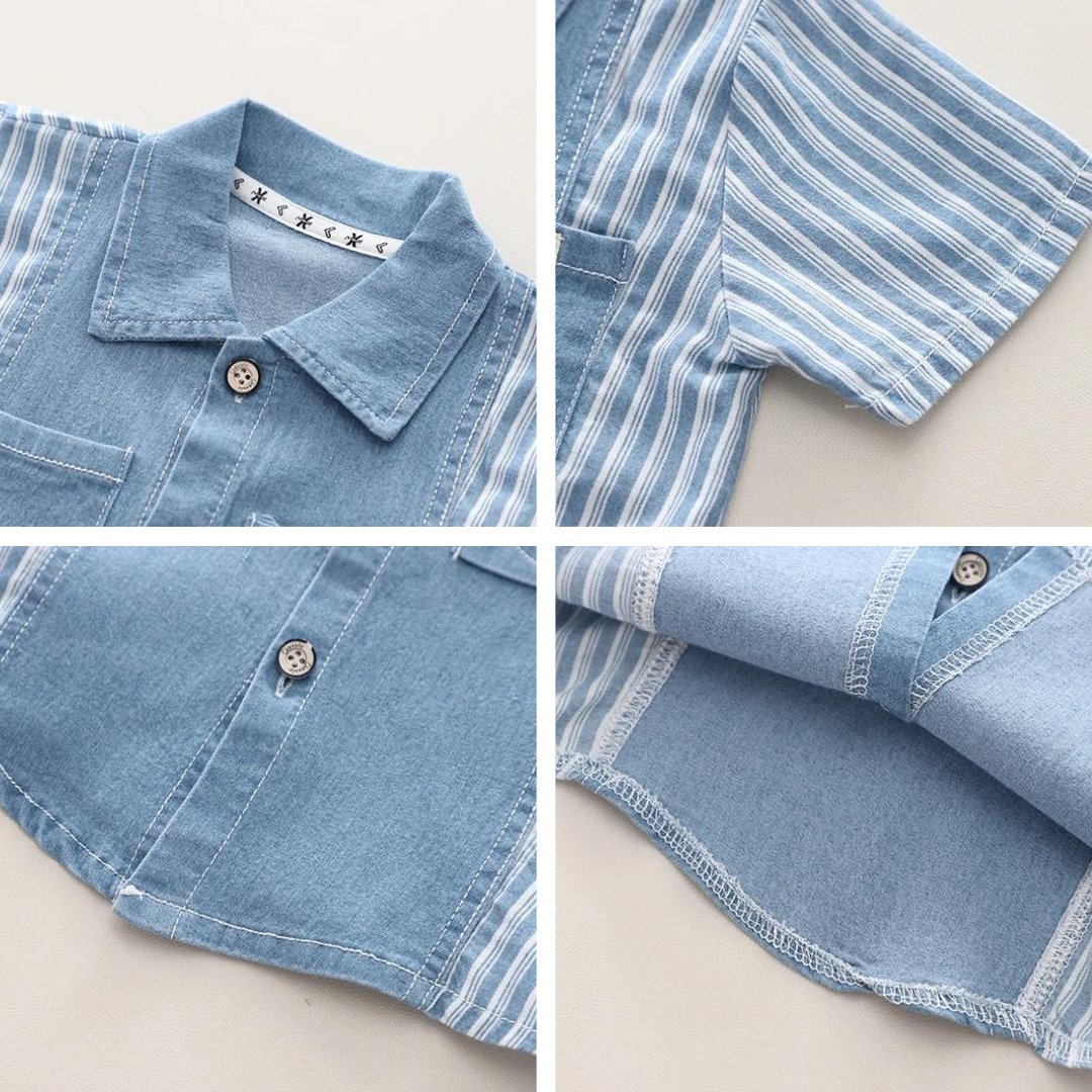 Conjunto Jeans Infantil para Meninos - Clássico e Moderno - Varialle