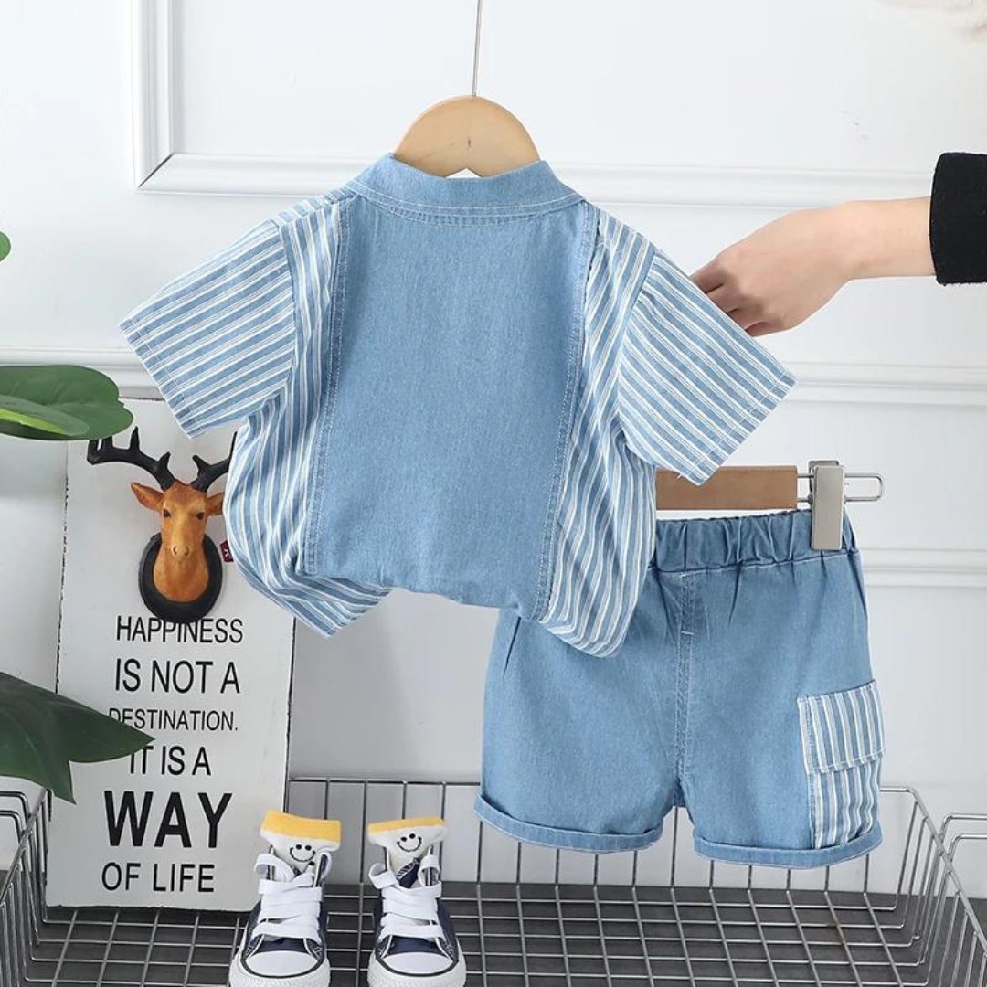 Conjunto Jeans Infantil para Meninos - Clássico e Moderno - Varialle