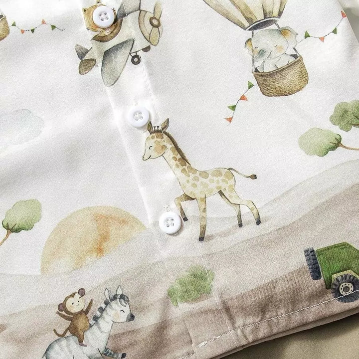 Conjunto Infantil Masculino Expedição Selvagem 6 Meses a 3 Anos