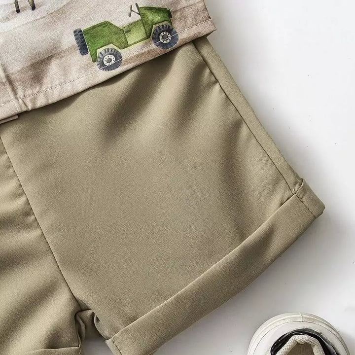 Conjunto Infantil Masculino Expedição Selvagem 6 Meses a 3 Anos