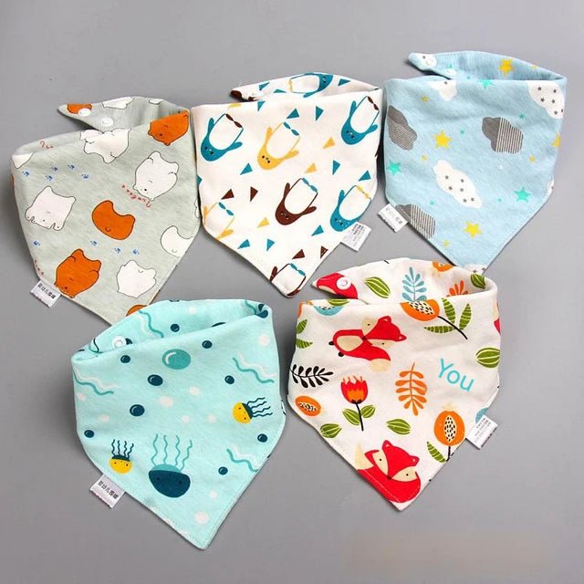 Kit Babadores Aconchego - 5 Peças em Algodão - Varialle