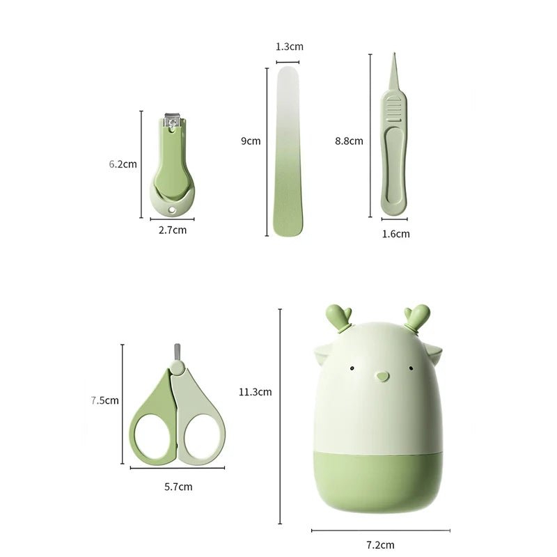 Kit de Cuidados Infantis Divertido com Tesoura e Cortador de Unhas - Varialle