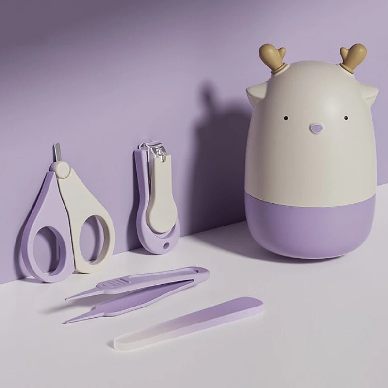 Kit de Cuidados Infantis Divertido com Tesoura e Cortador de Unhas - Varialle