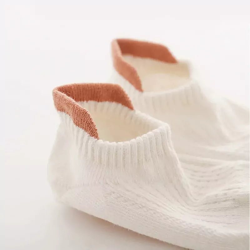 Kit Premium 6 Pares - Meia Antiderrapante Respirável para Bebê ComfortStep - Varialle