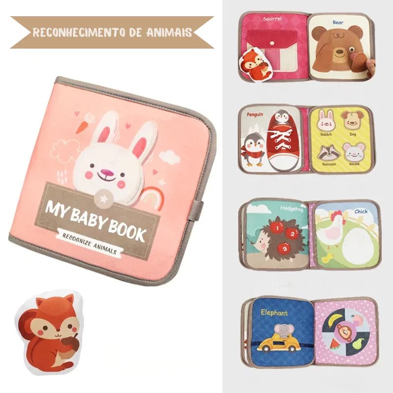 Livro Sensorial Montessori para Bebês My First Book - Varialle