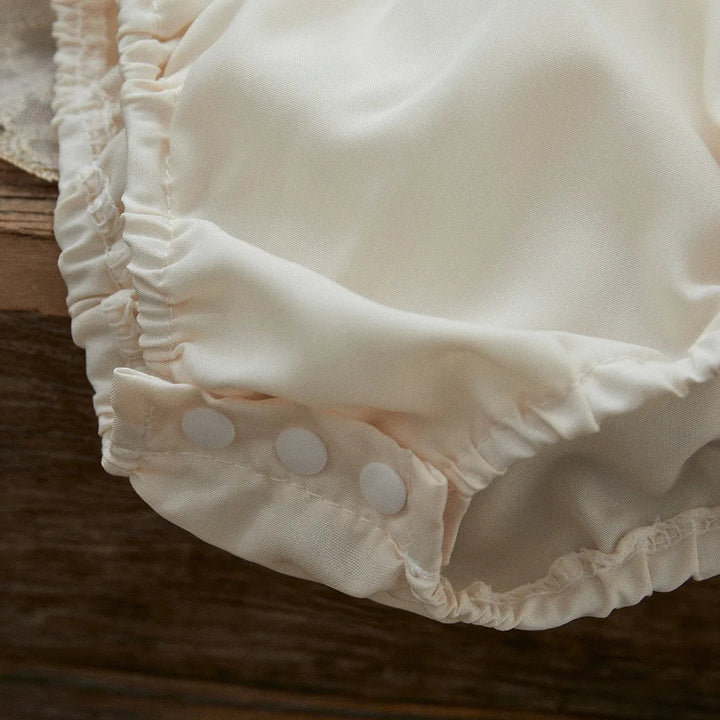 Macacão Infantil de Tule Bordado - Florelle Petit Bloom - Varialle