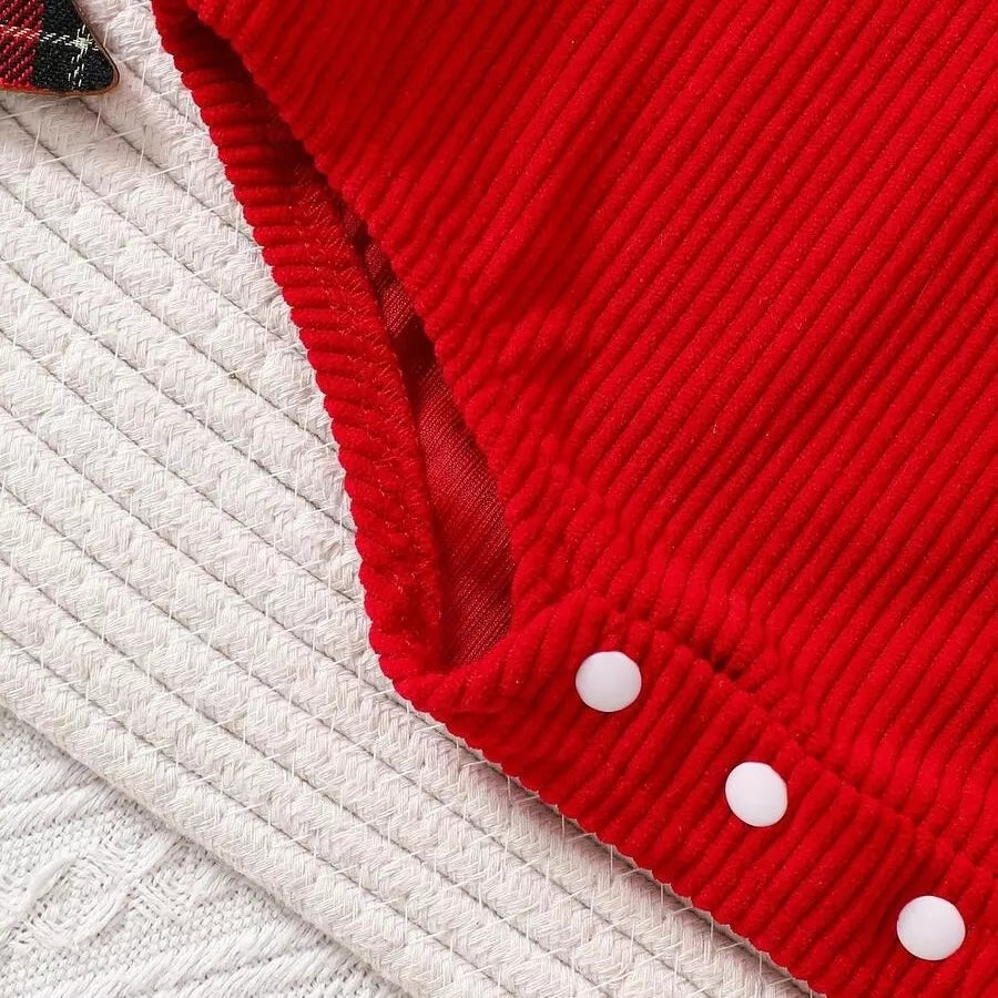 Macacão Natalino Unissex Bebê 3 a 18 Meses