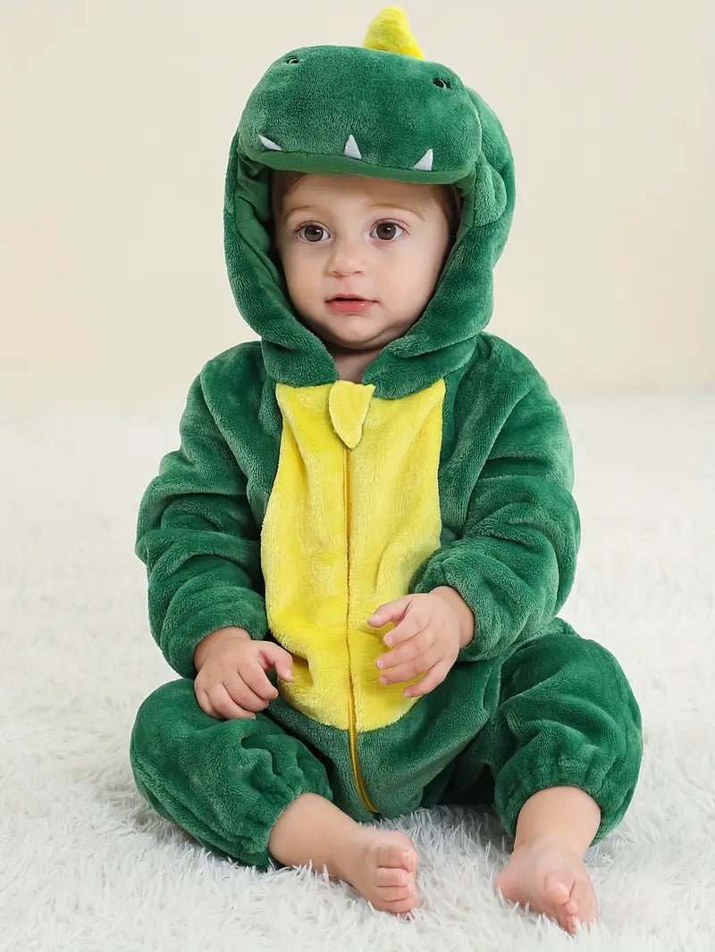 Macacão Pijama Infantil de Bichinhos com Capuz - Zoo Baby - Varialle