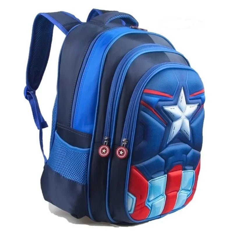 Mochila Infantil 3D à Prova d'Água Capitão América - Varialle