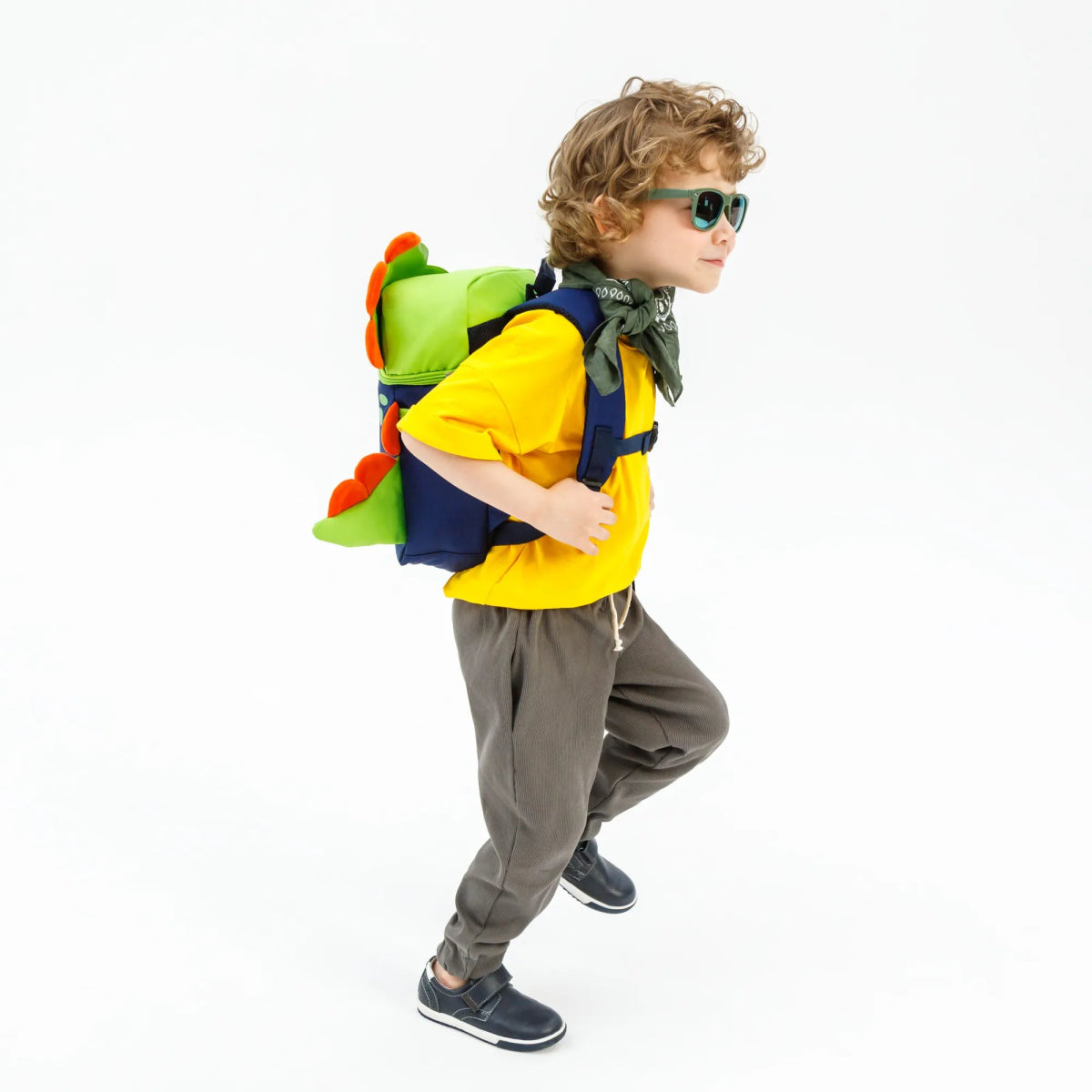 Mochila Infantil Dino Amigável com Pelúcia - Varialle
