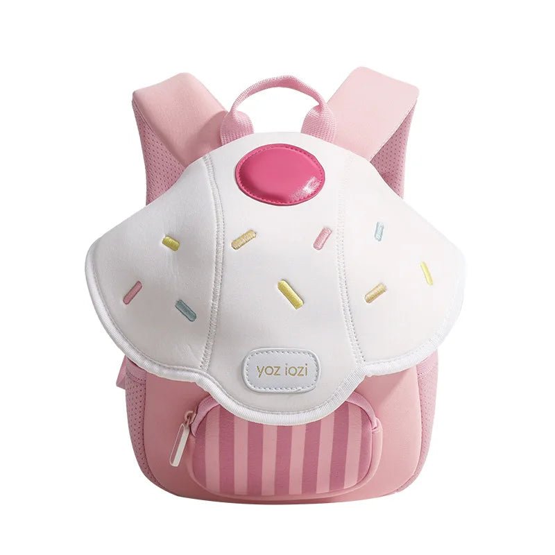 Mochila Pré Escolar Temática - Cupcake e Cogumelos - Varialle