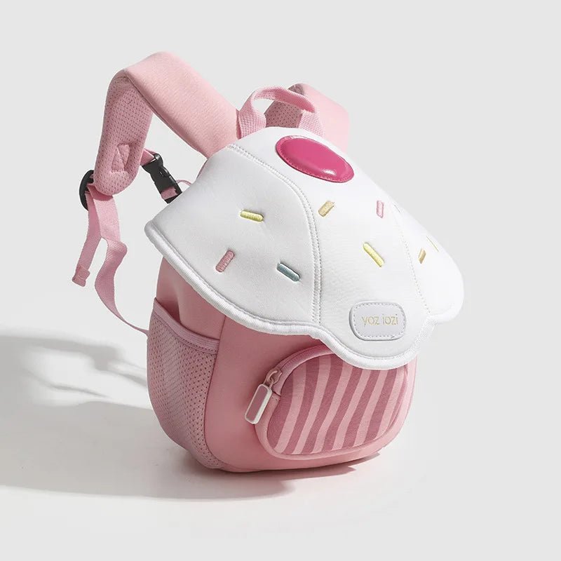 Mochila Pré Escolar Temática - Cupcake e Cogumelos - Varialle