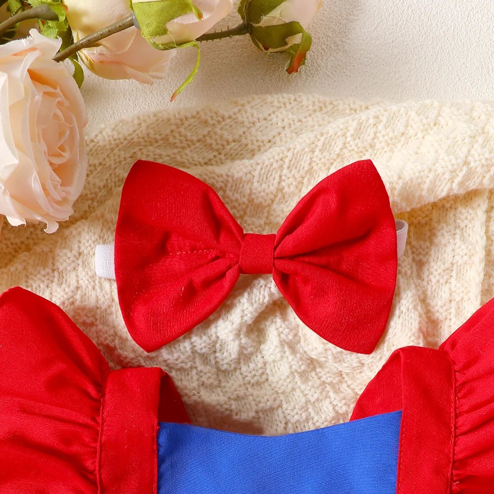 Romper Infantil de Verão com Laços e Babados - Varialle