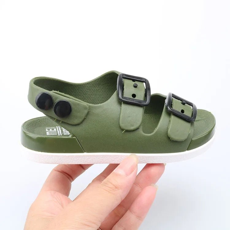 Sandália Infantil Antiderrapante com Ajuste de Fecho em Borracha - KidSan - Varialle