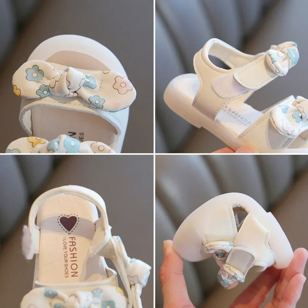 Sandália Infantil com Proteção para os Dedinhos - Passo de Flor - Varialle