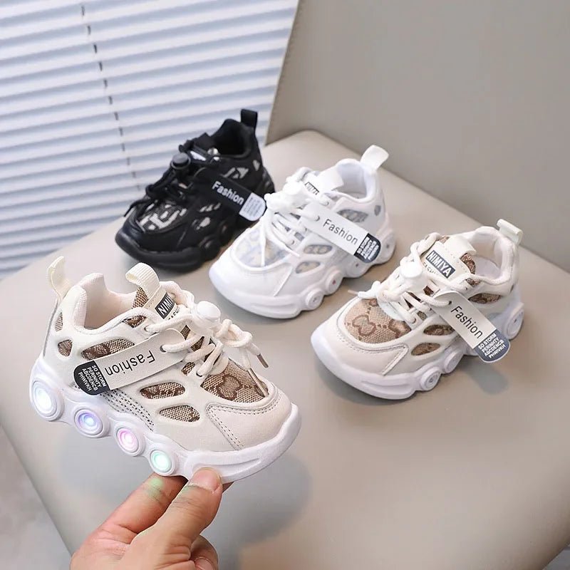 Tênis Infantil LED Respirável - Moda e Conforto - Varialle