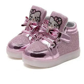 Tênis LED Infantil Brilhante para Meninas - Antiderrapante e Estiloso - Varialle