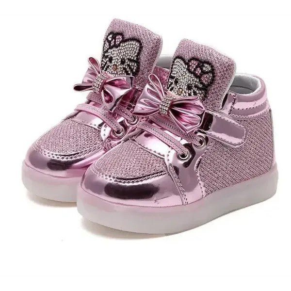 Tênis LED Infantil Brilhante para Meninas - Antiderrapante e Estiloso - Varialle