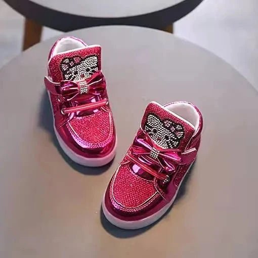 Tênis LED Infantil Brilhante para Meninas - Antiderrapante e Estiloso - Varialle