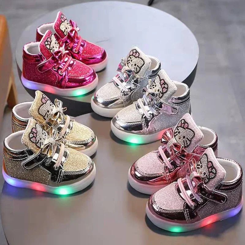 Tênis LED Infantil Brilhante para Meninas - Antiderrapante e Estiloso - Varialle