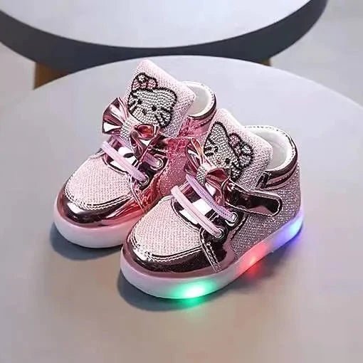 Tênis LED Infantil Brilhante para Meninas - Antiderrapante e Estiloso - Varialle