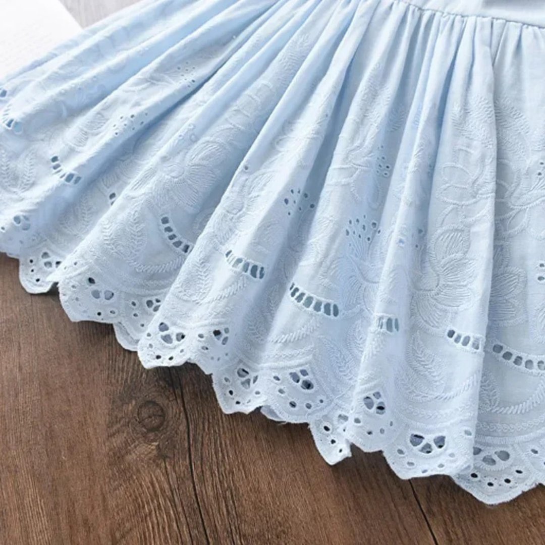 Vestido Infantil Azul Celeste - 2 a 6 Anos - Varialle