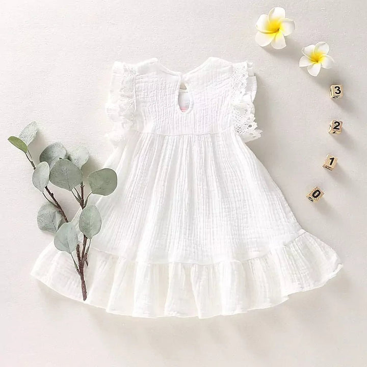 Vestido Infantil Bordado - Brisa Floral - Varialle