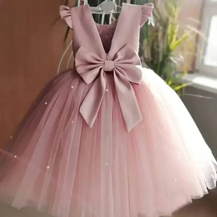 Vestido Infantil de Princesa com Laço - Varialle