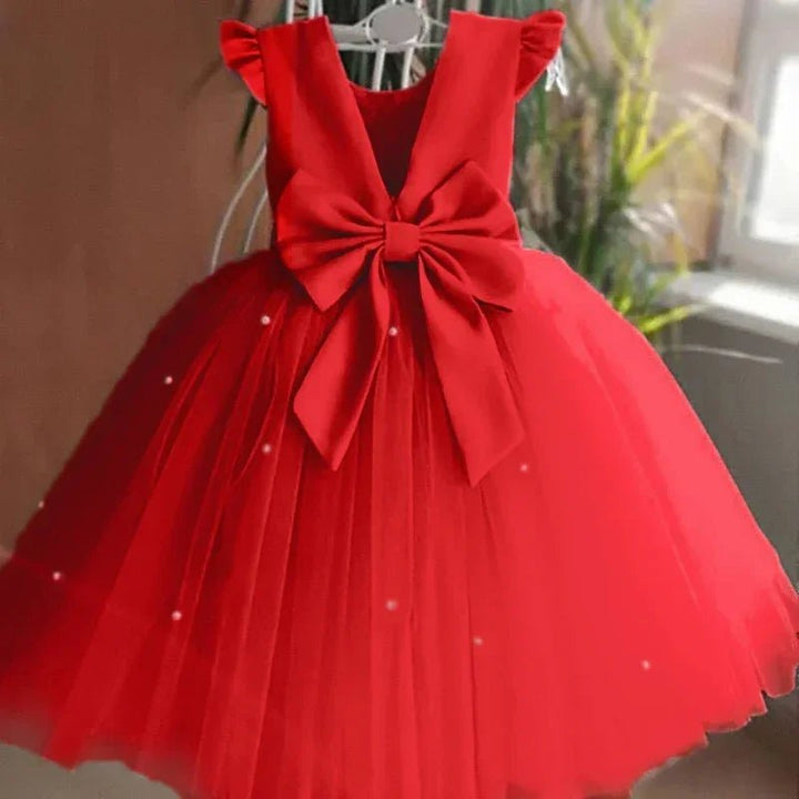 Vestido Infantil de Princesa com Laço - Varialle