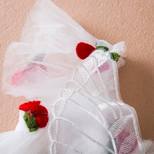 Vestido Infantil de Verão com Asas de Borboleta - Varialle