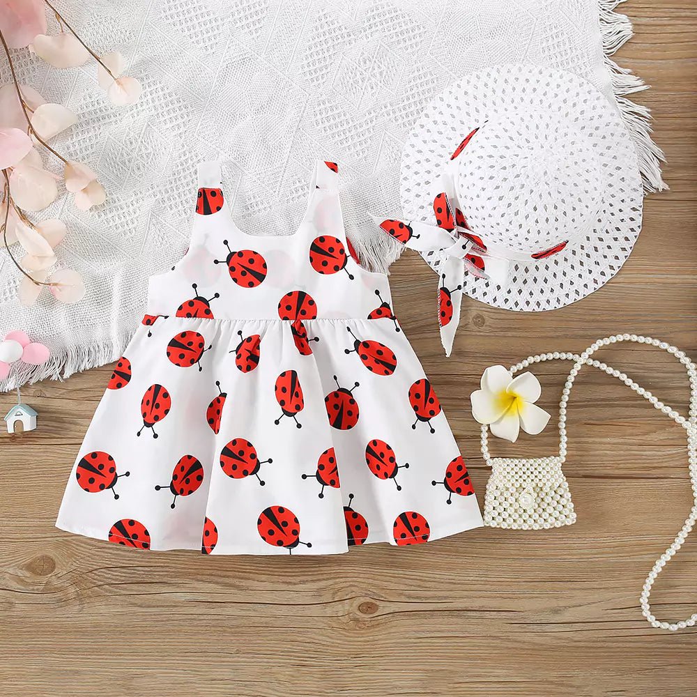 Vestido Infantil em Algodão com Chapéu - Joanita - Varialle