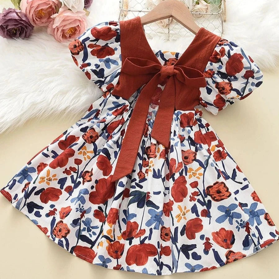 Vestido Infantil Flor d'Amor 3 a 7 Anos Varialle