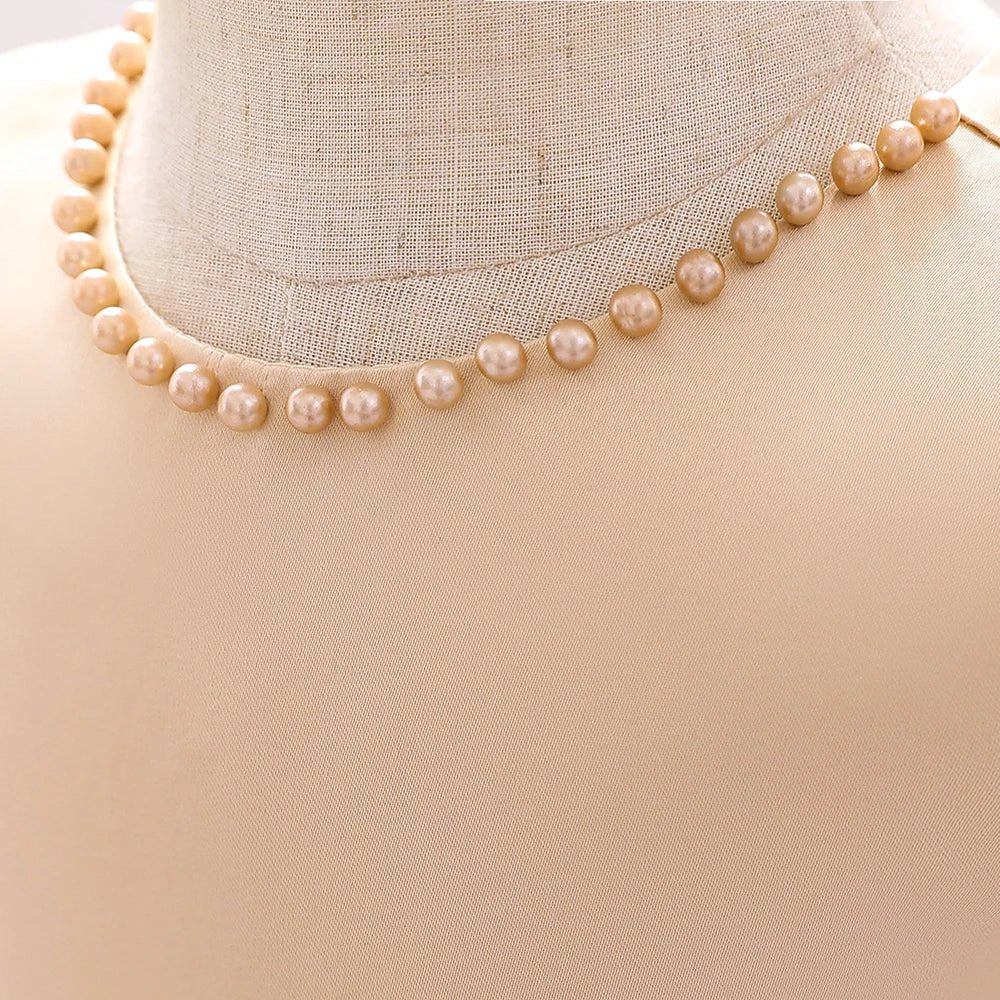 Vestido Princesa Dourado com Lantejoulas e Laço - Varialle