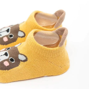 6 Pares - Meia Antiderrapante para Bebê - BabyPaw - Varialle