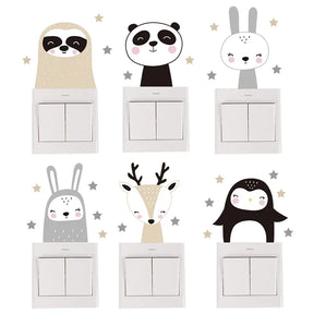 Adesivos de Parede Infantil Animais Fofos Leve 6 Pague 5 Varialle