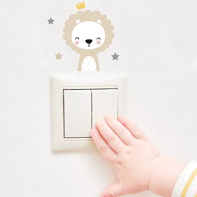 Adesivos de Parede Infantil Animais Fofos Leve 6 Pague 5 Varialle