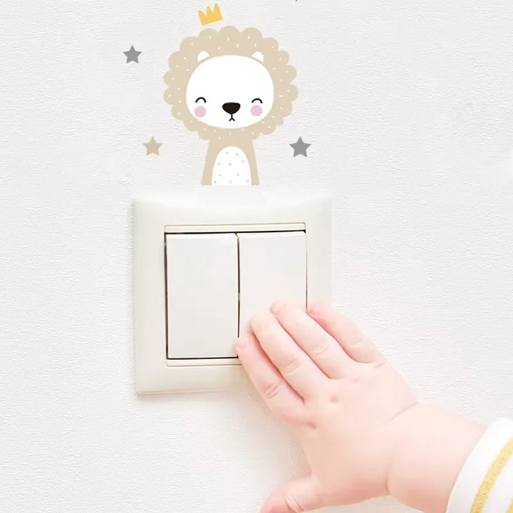 Adesivos de Parede Infantil Animais Fofos Leve 6 Pague 5 Varialle