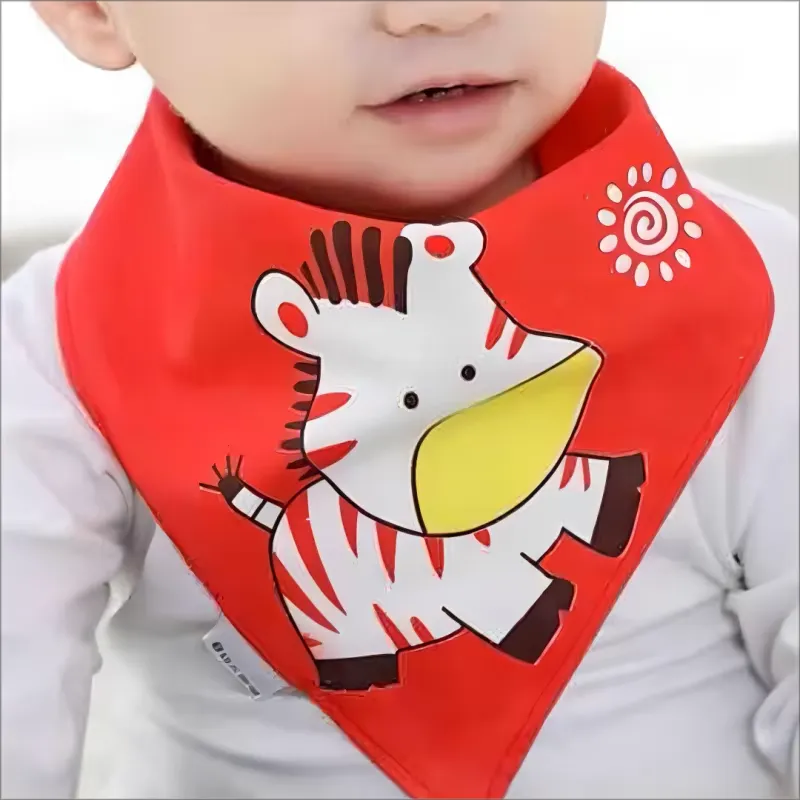 Babador para Bebê Estilo Bandana - Kit com 5 Peças em Algodão, Varialle