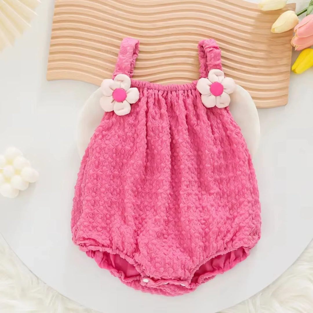 Body Bebê Menina Doce Flor em Algodão - 3 a 24 Meses - Varialle