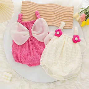 Body Bebê Menina Doce Flor em Algodão - 3 a 24 Meses - Varialle