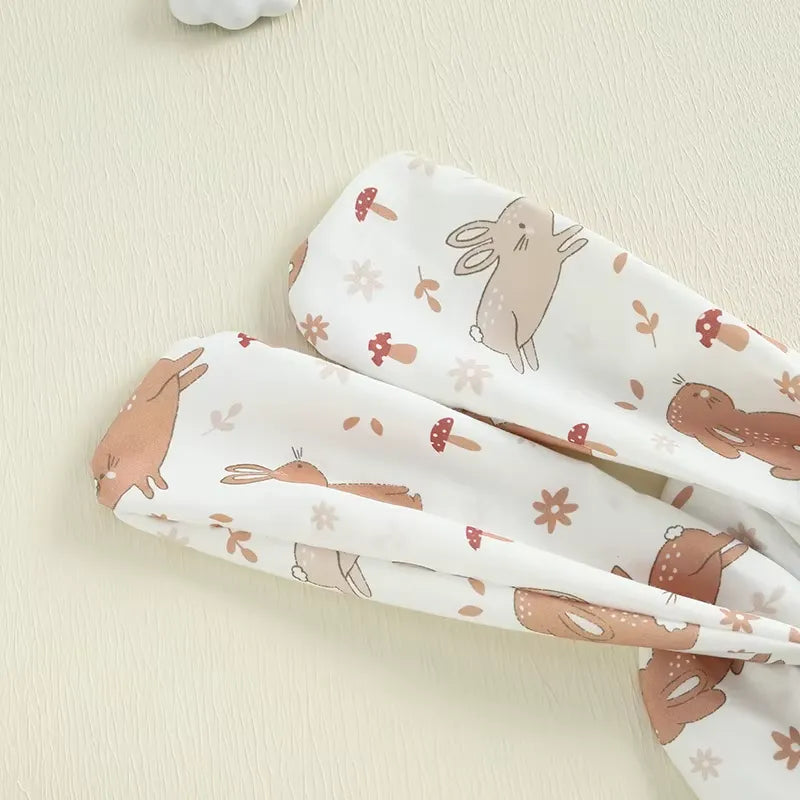 Body Bebê Unissex Coelho e Cenoura com Capuz 0 a 18 Meses Varialle