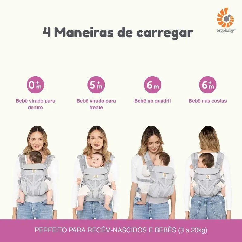 Canguru para bebê 4 Posições Ergonômico Classic Omni 360 Ergobaby - Varialle