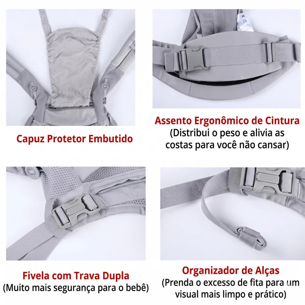Canguru para bebê 4 Posições Ergonômico Classic Omni 360 Ergobaby - Varialle