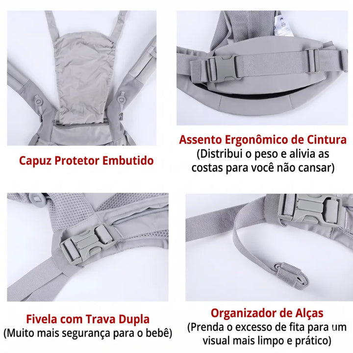 Canguru para bebê 4 Posições Ergonômico Classic Omni 360 Ergobaby - Varialle