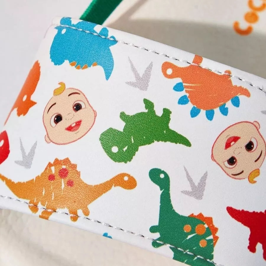Chinelo Infantil Masculino com Estampa de Dinossauros – Leve, Antiderrapante e Confortável