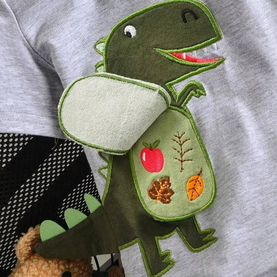 Conjunto Infantil Dino Interativo 6M a 3A