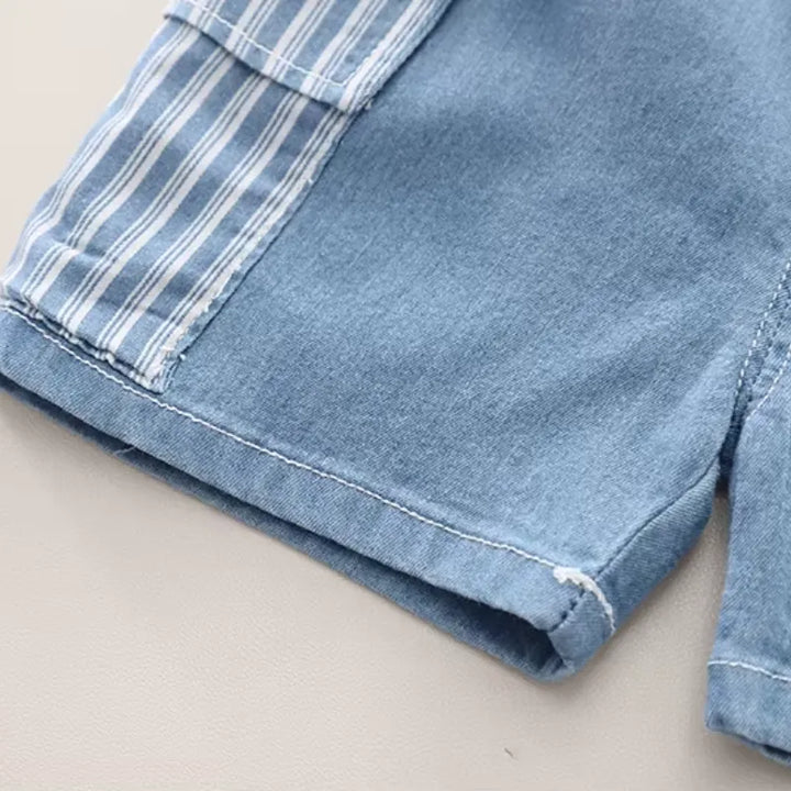 Conjunto Infantil Jeans - Moderno e Prático para Meninos 1 a 5 Anos - Varialle