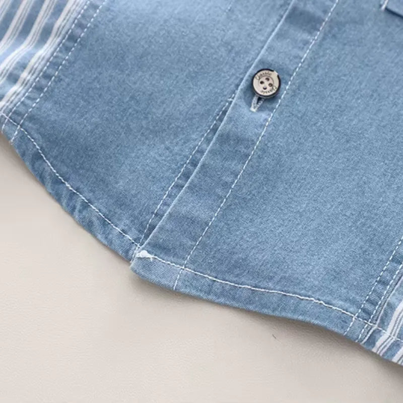 Conjunto Infantil Jeans - Moderno e Prático para Meninos 1 a 5 Anos - Varialle