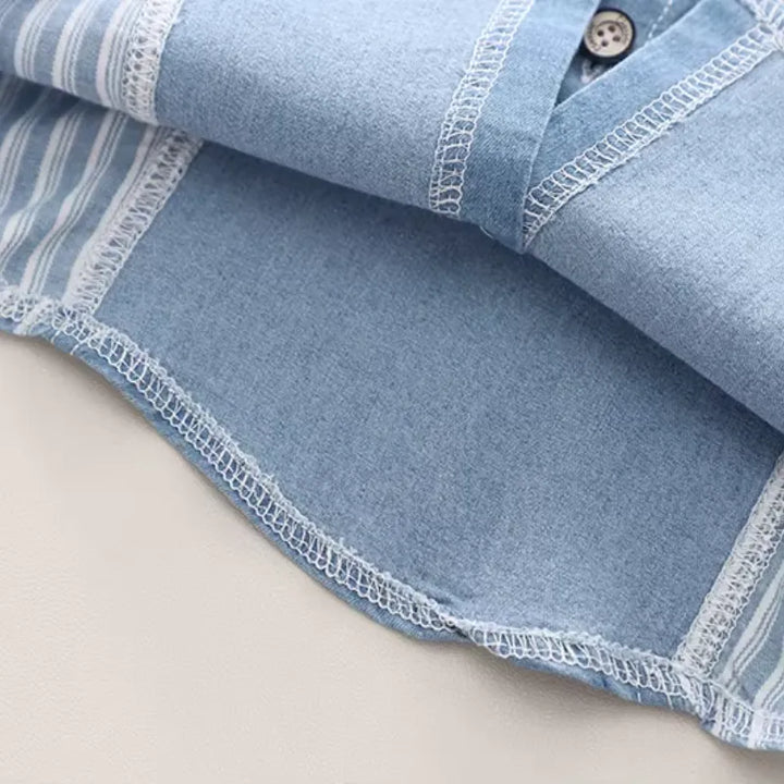 Conjunto Infantil Jeans - Moderno e Prático para Meninos 1 a 5 Anos - Varialle